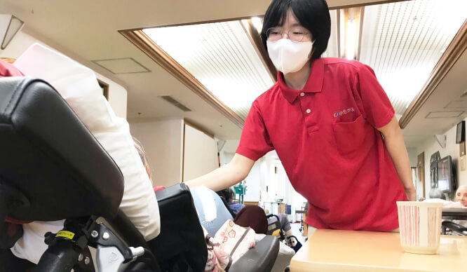 Iさんの職場風景